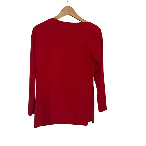 Talbots Women's Long Sleeve Sweater Size S - Button Shoulder Detail - Picture 4 of 7